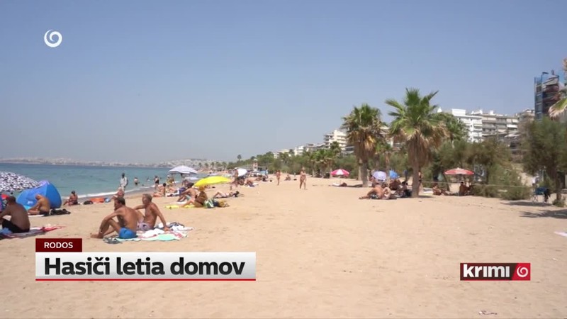 Hasiči letia domov
