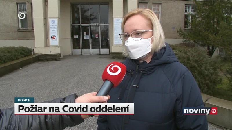 Požiar na Covid oddelení