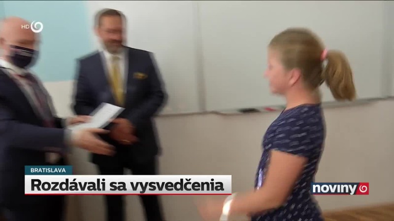 Rozdávali sa vysvedčenia