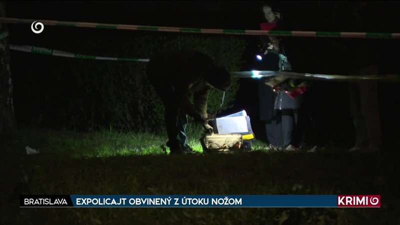 EXPOLICAJT OBVINENÝ Z ÚTOKU NOŽOM