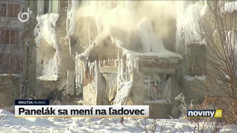 Panelák sa mení na ľadovec