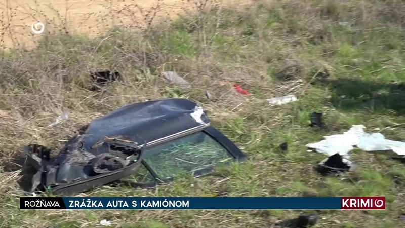 ZRÁŽKA AUTA S KAMIÓNOM