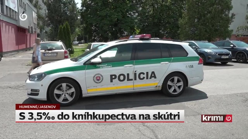 S 3,5‰ do kníhkupectva na skútri