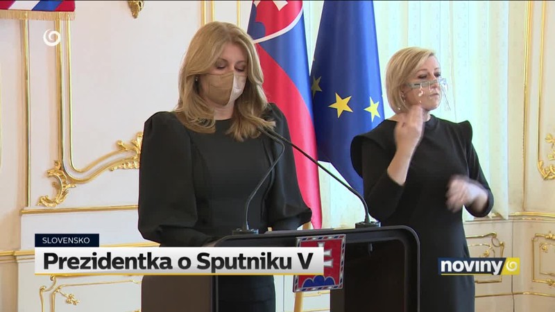 Prezidentka o Sputniku V