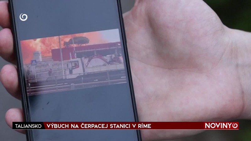 VÝBUCH NA ČERPACEJ STANICI V RÍME