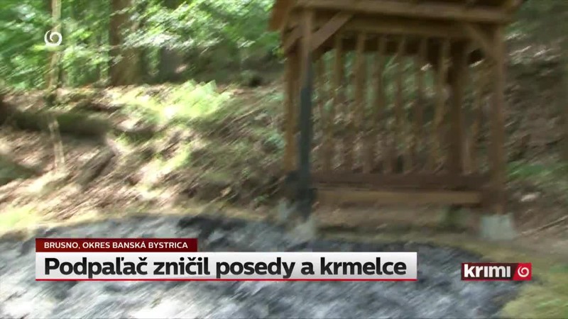 Podpaľač zničil posedy a krmelce