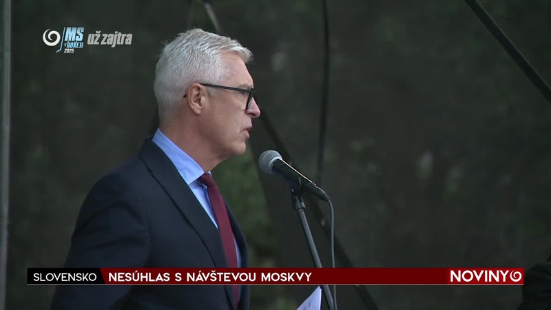 NESÚHLAS S NÁVŠTEVOU MOSKVY