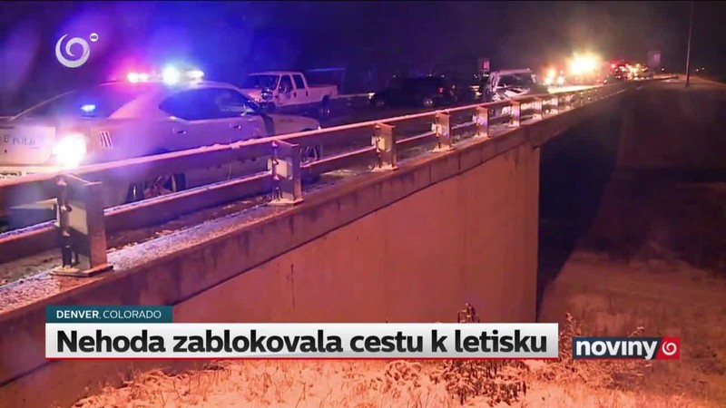 Nehoda zablokovala cestu k letisku