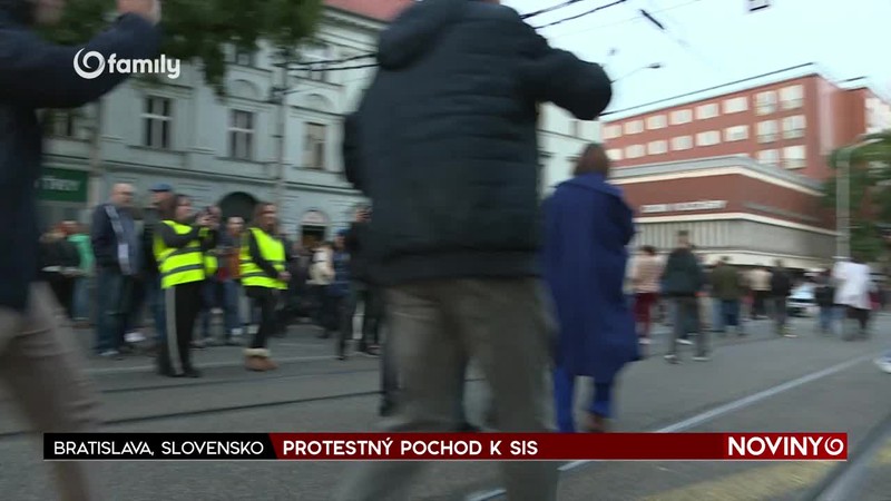 PROTESTNÝ POCHOD K SIS