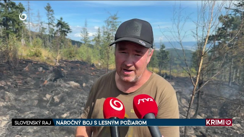 NÁROČNÝ BOJ S LESNÝM POŽIAROM