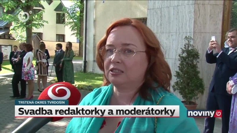 Svadba redaktorky a moderátorky