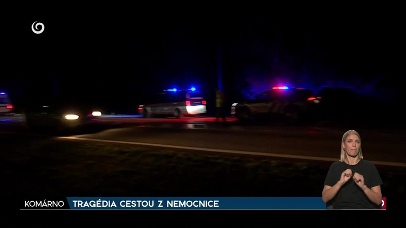 TRAGÉDIA CESTOU Z NEMOCNICE