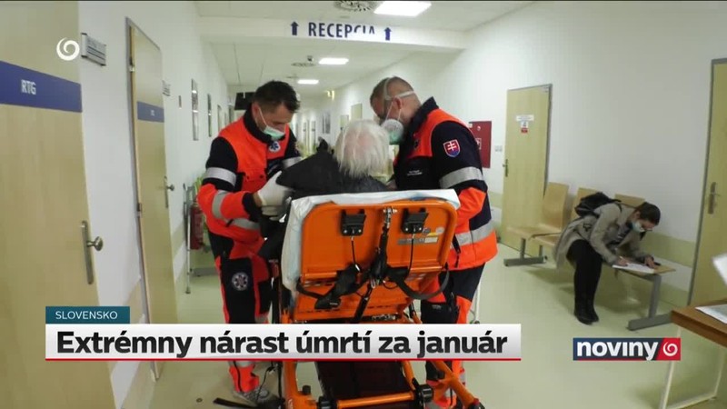 Extrémny nárast úmrtí za január