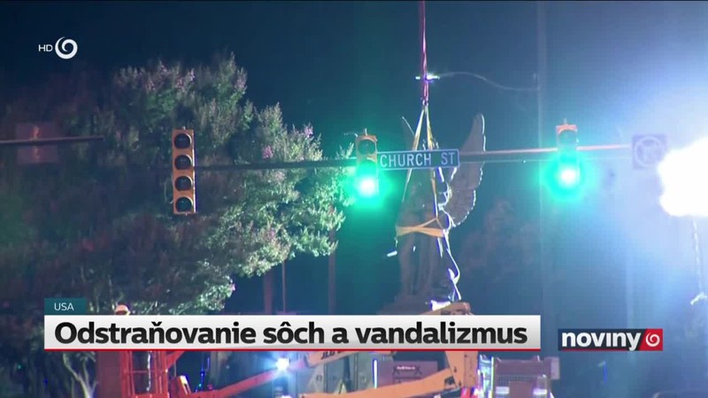 Odstraňovanie sôch a vandalizmus