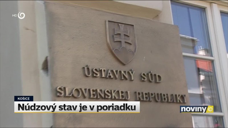 Núdzový stav je v poriadku