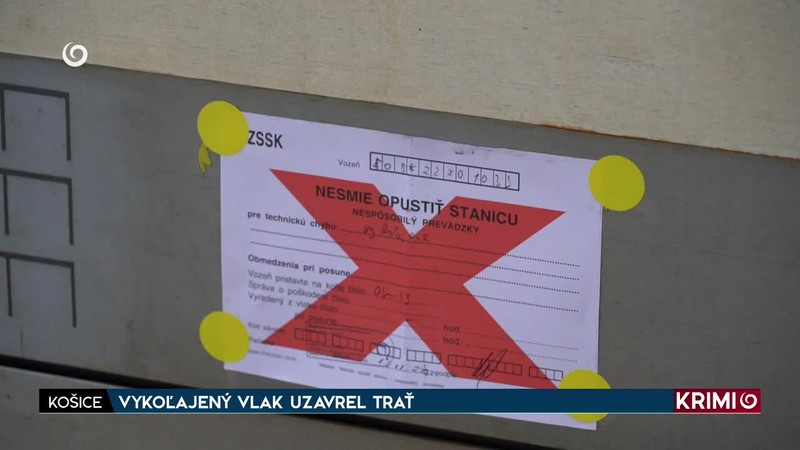 VYKOĽAJENÝ VLAK UZAVREL TRAŤ