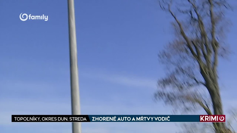 ZHORENÉ AUTO A MŔTVY VODIČ