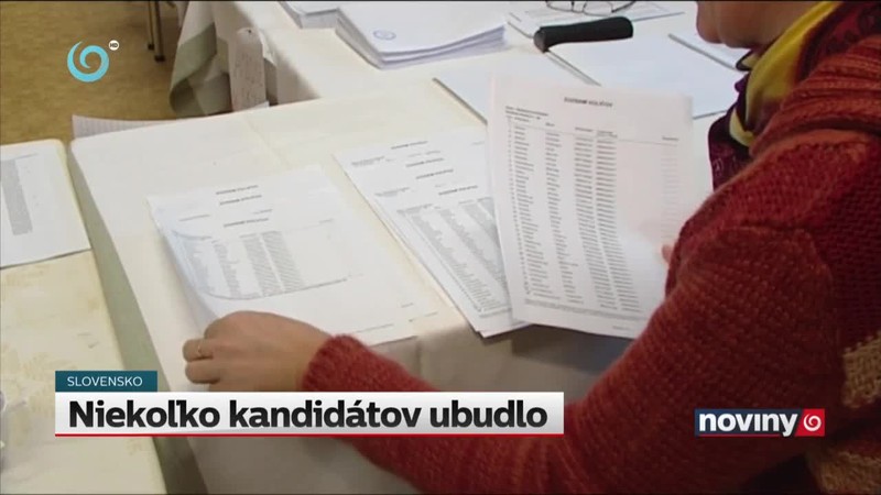 Niekoľko kandidátov ubudlo