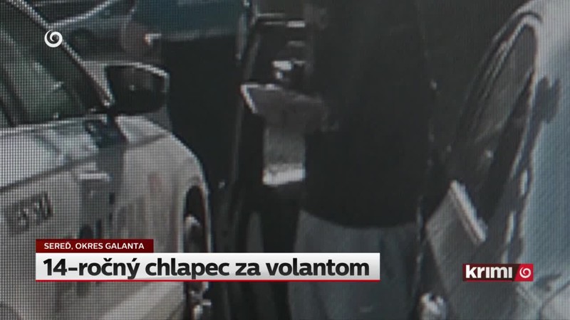 14-ročný chlapec za volantom