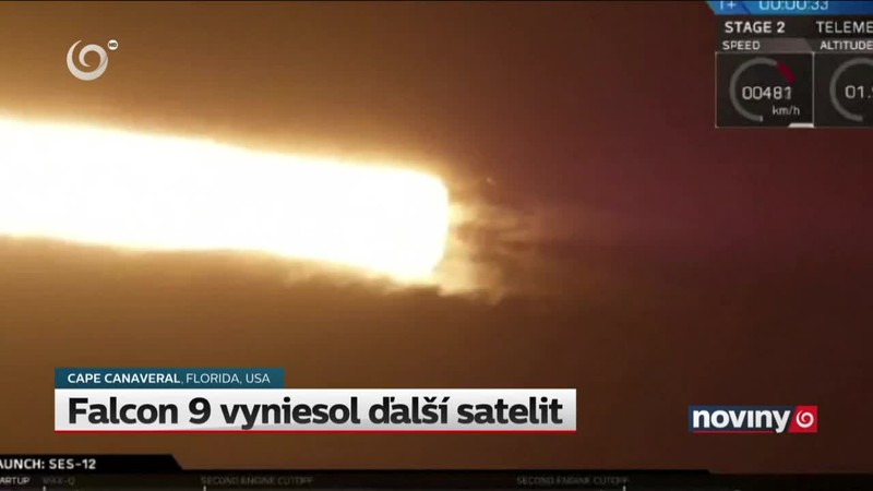 Falcon 9 vyniesol ďalší satelit