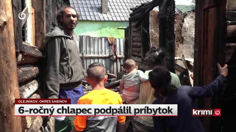 6-ročný chlapec podpálil príbytok