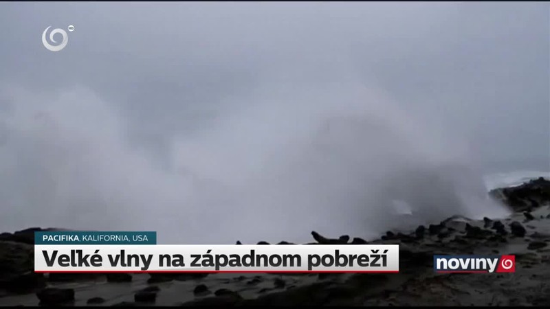 Veľké vlny na západnom pobreží