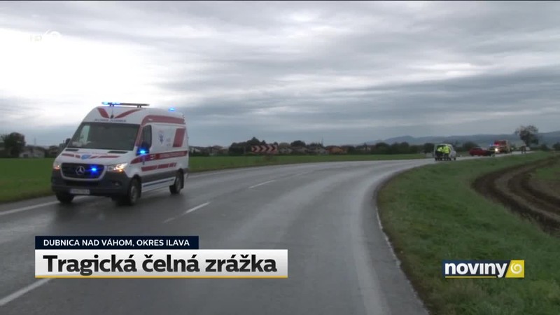 Tragická čelná zrážka