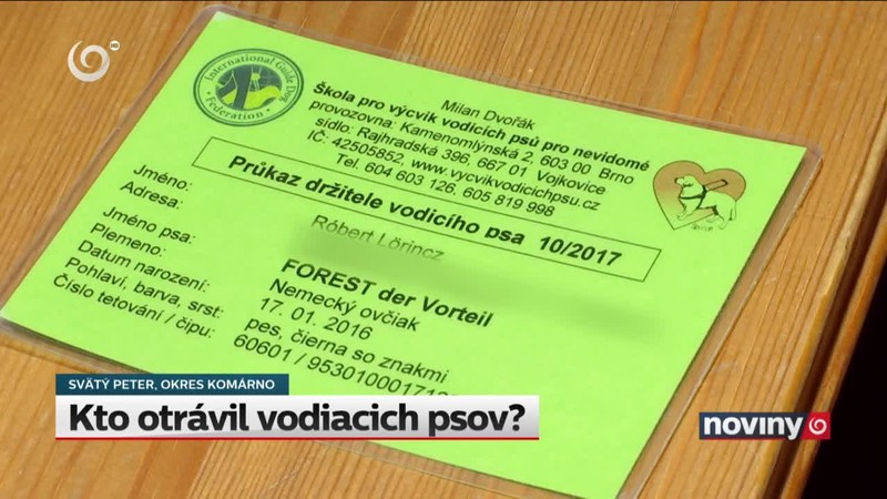 Kto otrávil vodiacich psov?