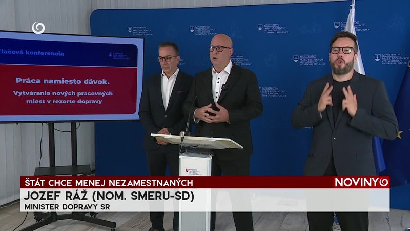 ŠTÁT CHCE MENEJ NEZAMESTNANÝCH