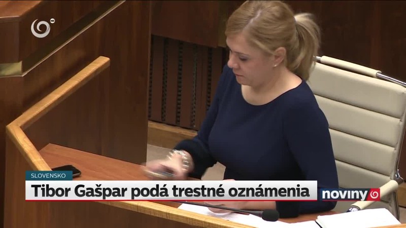 Tibor Gašpar podá trestné oznámenia