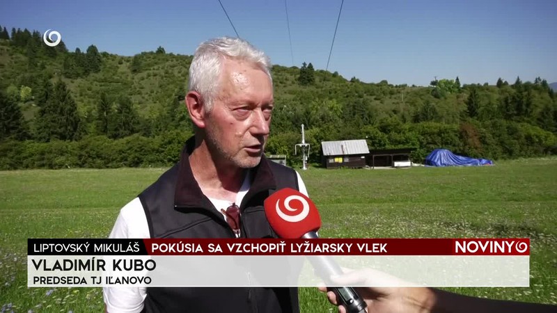 POKÚSIA SA VZCHOPIŤ LYŽIARSKY VLEK