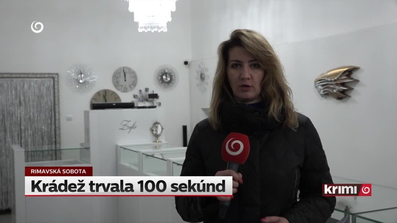 Krádež trvala 100 sekúnd