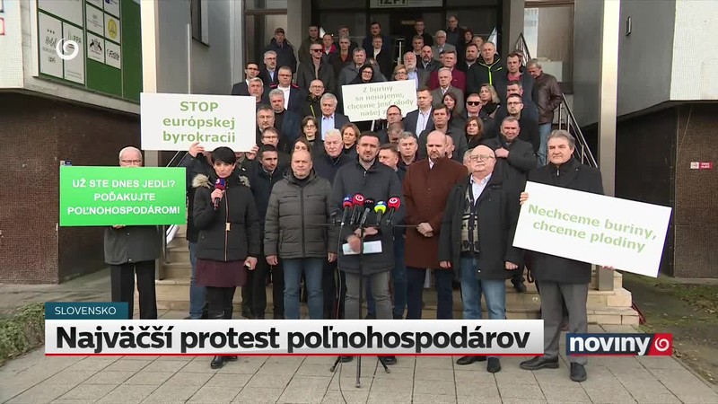Najväčší protest poľnohospodárov