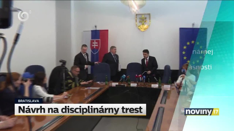 Návrh na disciplinárny trest