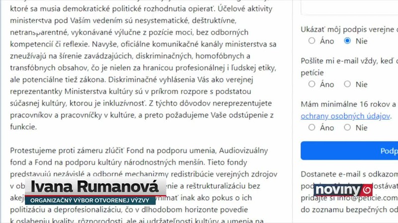 Ministerku Šimkovičovú chcú odvolať