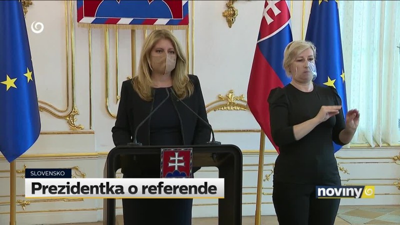 Prezidentka o referende