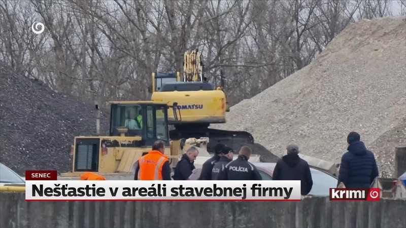 Nešťastie v areáli stavebnej firmy
