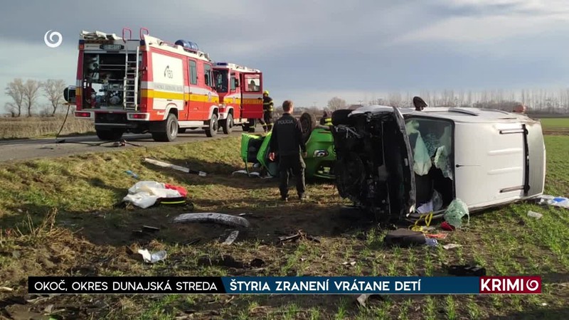 ŠTYRIA ZRANENÍ VRÁTANE DETÍ