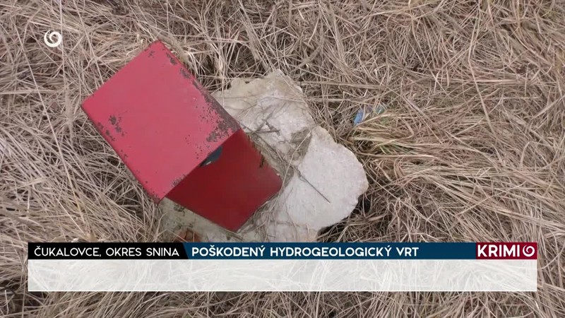 POŠKODENÝ HYDROGEOLOGICKÝ VRT