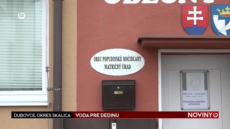 VODA PRE DEDINU