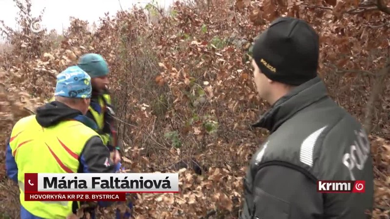Pátracia akcia v náročnom teréne