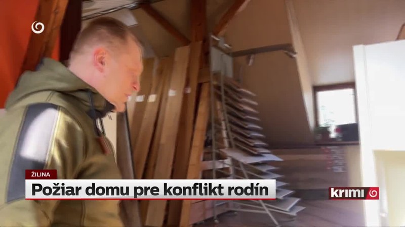 Požiar domu pre konflikt rodín