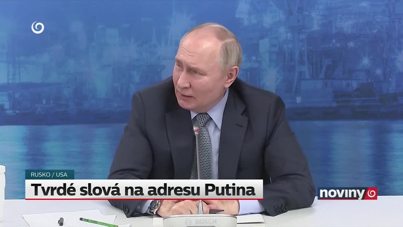 Tvrdé slová na adresu Putina