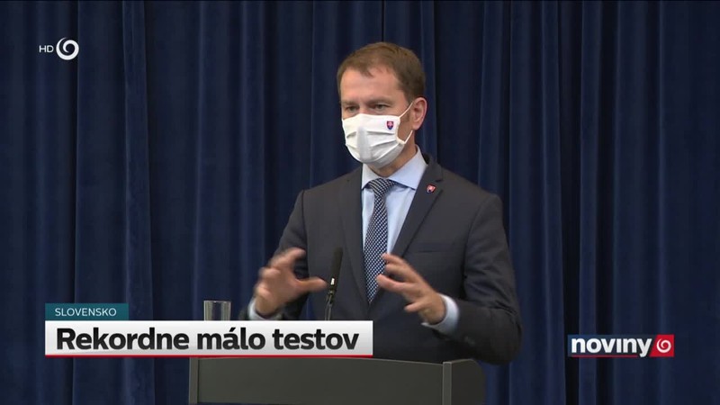 Rekordne málo testov