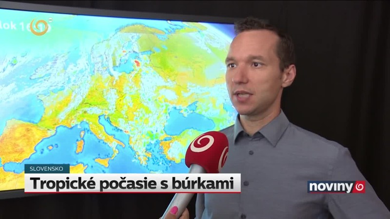 Tropické počasie s búrkami