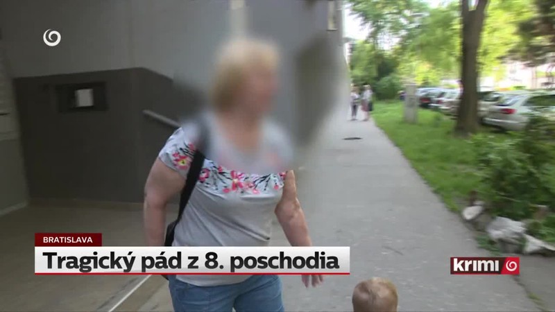 Tragický pád z 8. poschodia