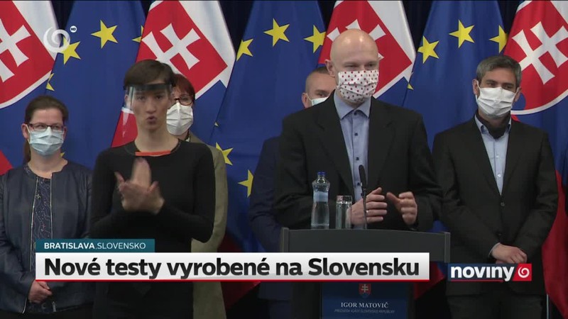 Nové testy vyrobené na Slovensku