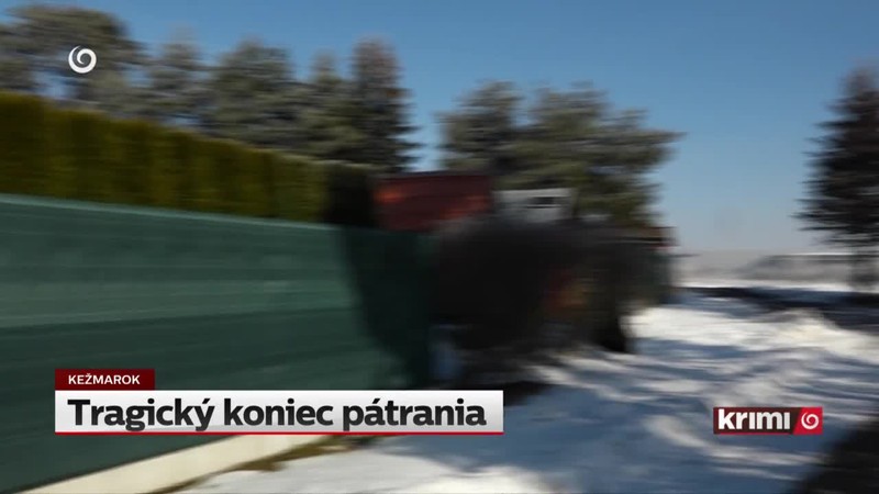 Tragický koniec pátrania
