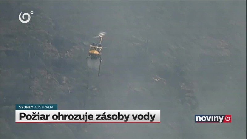Požiar ohrozuje zásoby vody