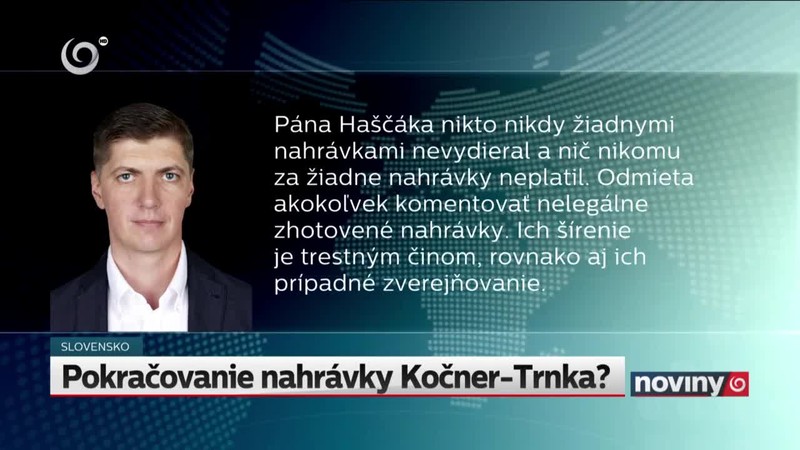 Pokračovanie nahrávky Kočner-Trnka?